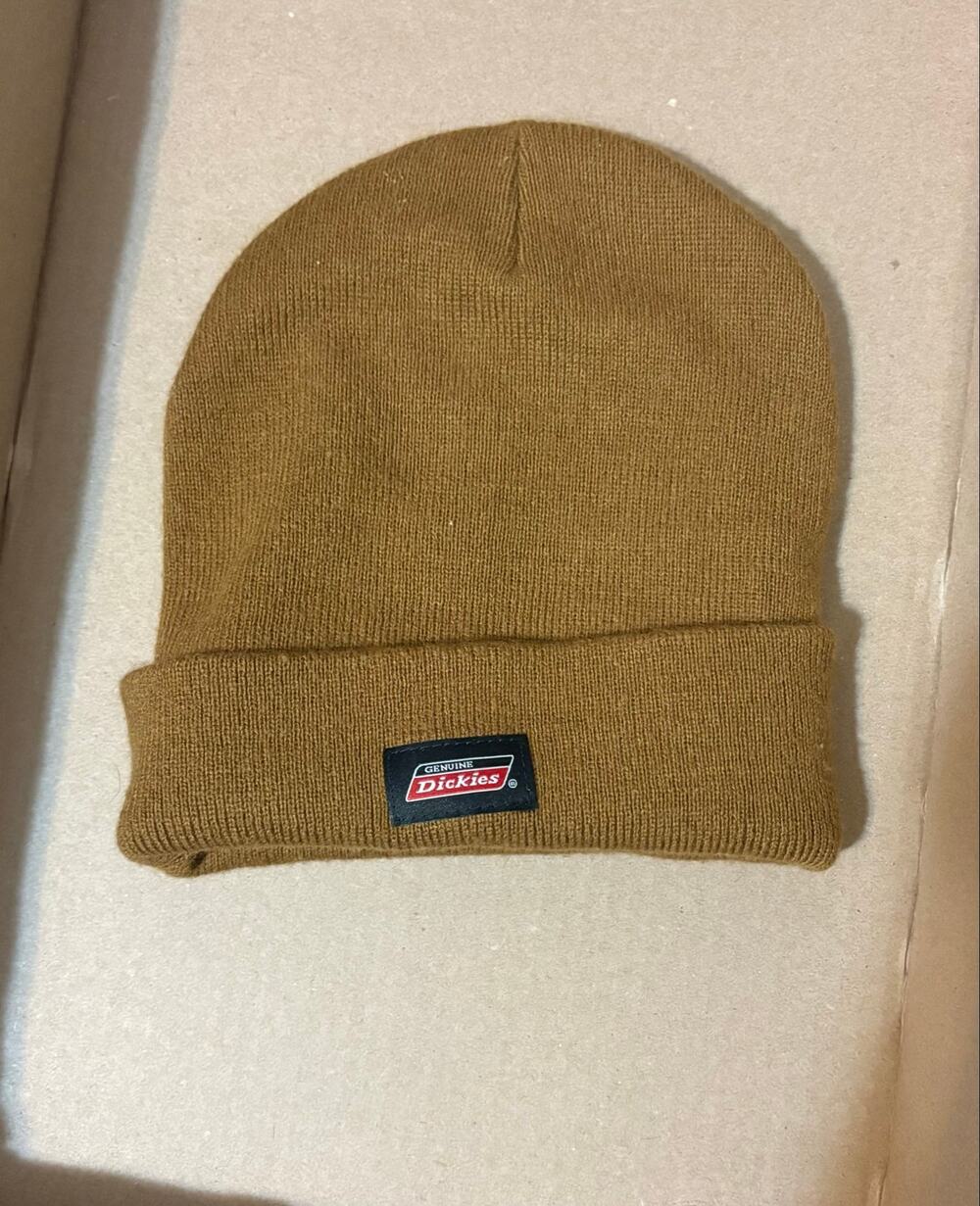 Dickies tobaggan beanie hat brown men’s womens